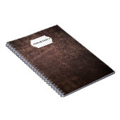  bruin leder notitieboek (Rechterzijde)