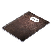  bruin leder notitieboek (Linkerzijde)