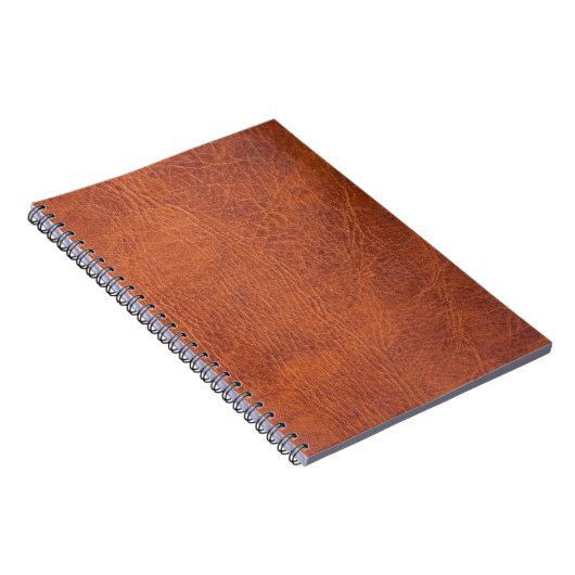 Bruin leder notitieboek (Rechterzijde)