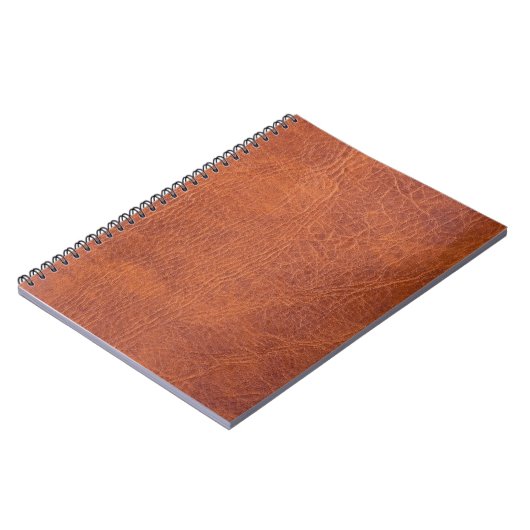 Bruin leder notitieboek (Linkerzijde)