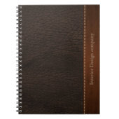 Bruin leder notitieboek (Voorkant)