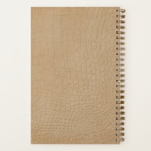 Bruin leder notitieboek (Achterkant)