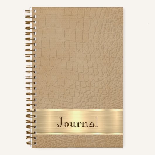 Bruin leder notitieboek (Voorkant)