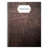 bruin leder notitieboek (Voorkant)