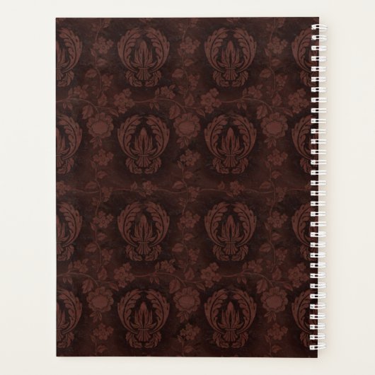 Bruin leder planner (Achterkant)