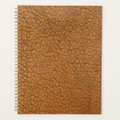 Bruin leder planner (Voorkant)