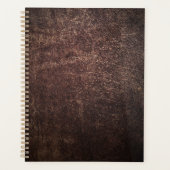  bruin leder planner (Voorkant)