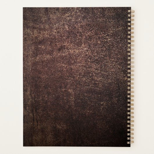  bruin leder planner (Achterkant)