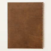 Bruin leder planner (Achterkant)