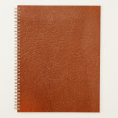 Bruin leder planner (Voorkant)