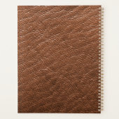 bruin leder planner (Achterkant)