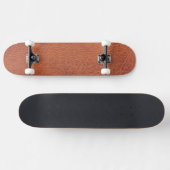 Bruin leder skateboard (Horizontaal)