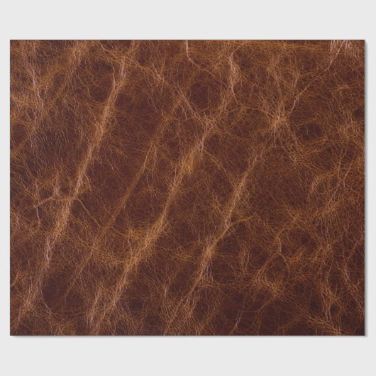 Bruin leder textureleder, textuur, abstract, acce cadeaupapier (Vlak)