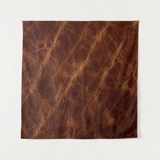 Bruin leder textureleder, textuur, abstract, acce wandkleed (Voorkant)