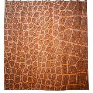 Bruin leder textuur achtergrondse huid, abstract douchegordijn