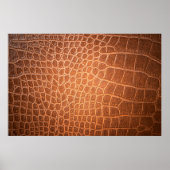 Bruin leder textuur achtergrondse huid, abstract poster (Voorkant)