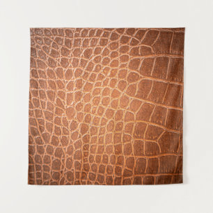 Bruin leder textuur achtergrondse huid, abstract wandkleed