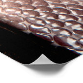Bruin leder textuur poster (Hoek)