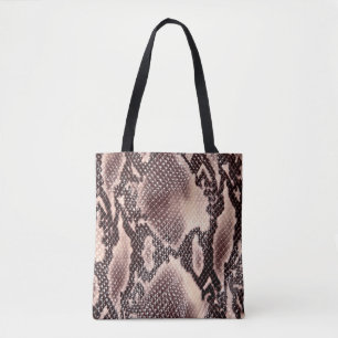 Bruin leder textuur tote bag