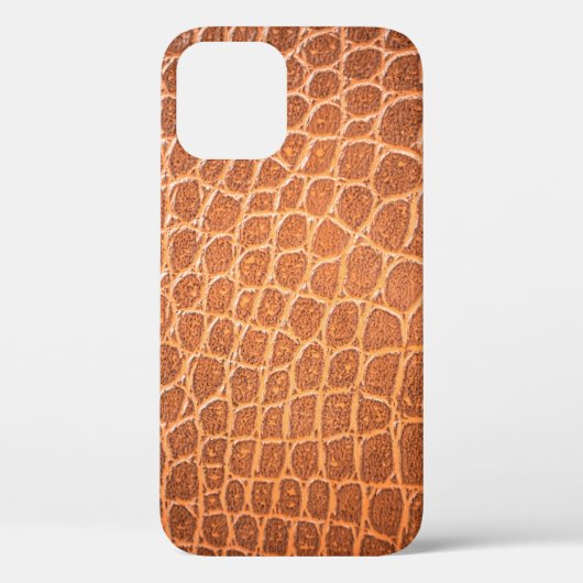Bruin leder textuur voor achtergrond Case-Mate iPhone case (Achterkant)