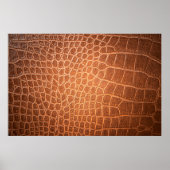 Bruin leder textuur voor achtergrond poster (Voorkant)