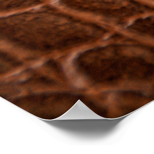 Bruin leder textuur voor achtergrond poster (Hoek)