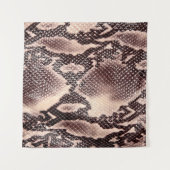 Bruin leder textuur wandkleed (Voorkant (horizontaal))