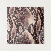 Bruin leder textuur wandkleed (Voorkant)