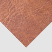 Bruin leder tissuepapier (Detail)