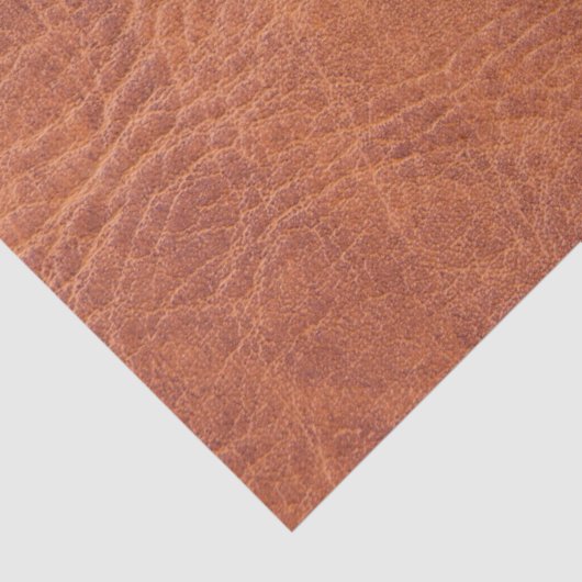 Bruin leder tissuepapier (Detail)