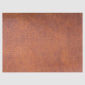 Bruin leder tissuepapier (Voorkant)