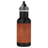 Bruin leder waterfles (Rechts)