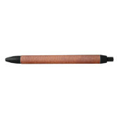 Bruin leder zwarte inkt pen (Voorkant)