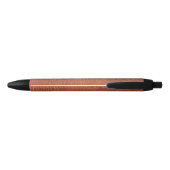 Bruin leder zwarte inkt pen (Achterkant)