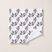 Bruin lederen handdoekset bad handdoek (Wasdoekje)