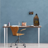 Bruin lederen imitatie langwerpige munten collecto sling bag