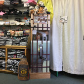 Bruin lederen imitatie langwerpige munten collecto sling bag