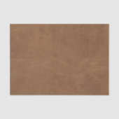 Bruin lederen textiel Ontvapt Tissuepapier (Voorkant)