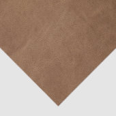 Bruin lederen textiel Ontvapt Tissuepapier (Detail)