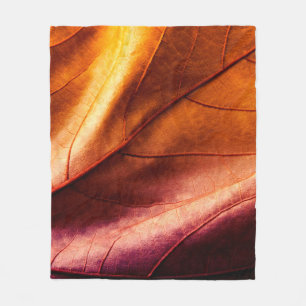 Bruin lederen textureleder, abstract, antiek, acht fleece deken