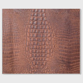 Bruin lederen textuur achtergrondabstract, gerijpt cadeaupapier (Vlak)