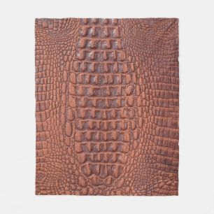 Bruin lederen textuur achtergrondabstract, gerijpt fleece deken