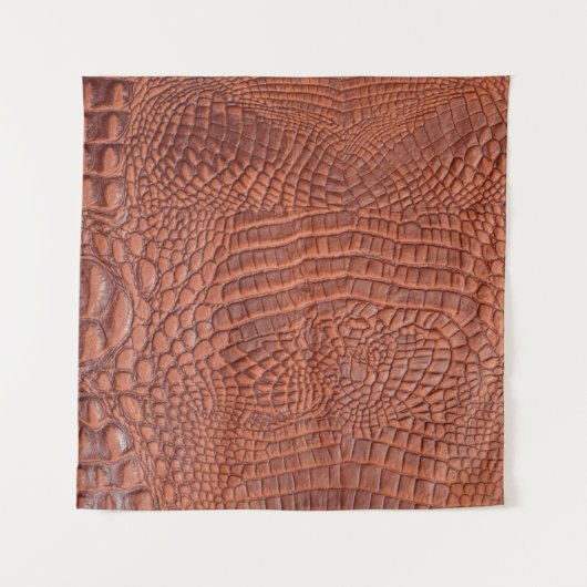 Bruin lederen textuur, achtergrondtextuur, abstrac wandkleed (Voorkant)