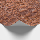 Bruin lederen textuur backgrondontwerp, fond, abst cadeaupapier (Hoek)