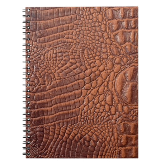 Bruin lederen textuur backgrondontwerp, fond, abst notitieboek (Voorkant)