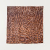 Bruin lederen textuur backgrondontwerp, fond, abst wandkleed (Voorkant (horizontaal))