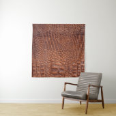 Bruin lederen textuur backgrondontwerp, fond, abst wandkleed (In Situ (horizontaal))