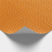 Bruin lederen textuur cadeaupapier (Hoek)
