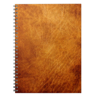 Bruin lederen textuur notitieboek
