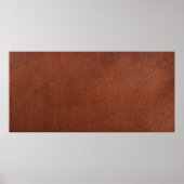 Bruin lederen textuur poster (Voorkant)